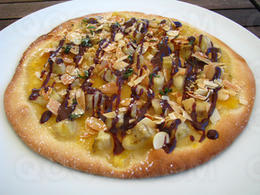 La pizza banane chocolat